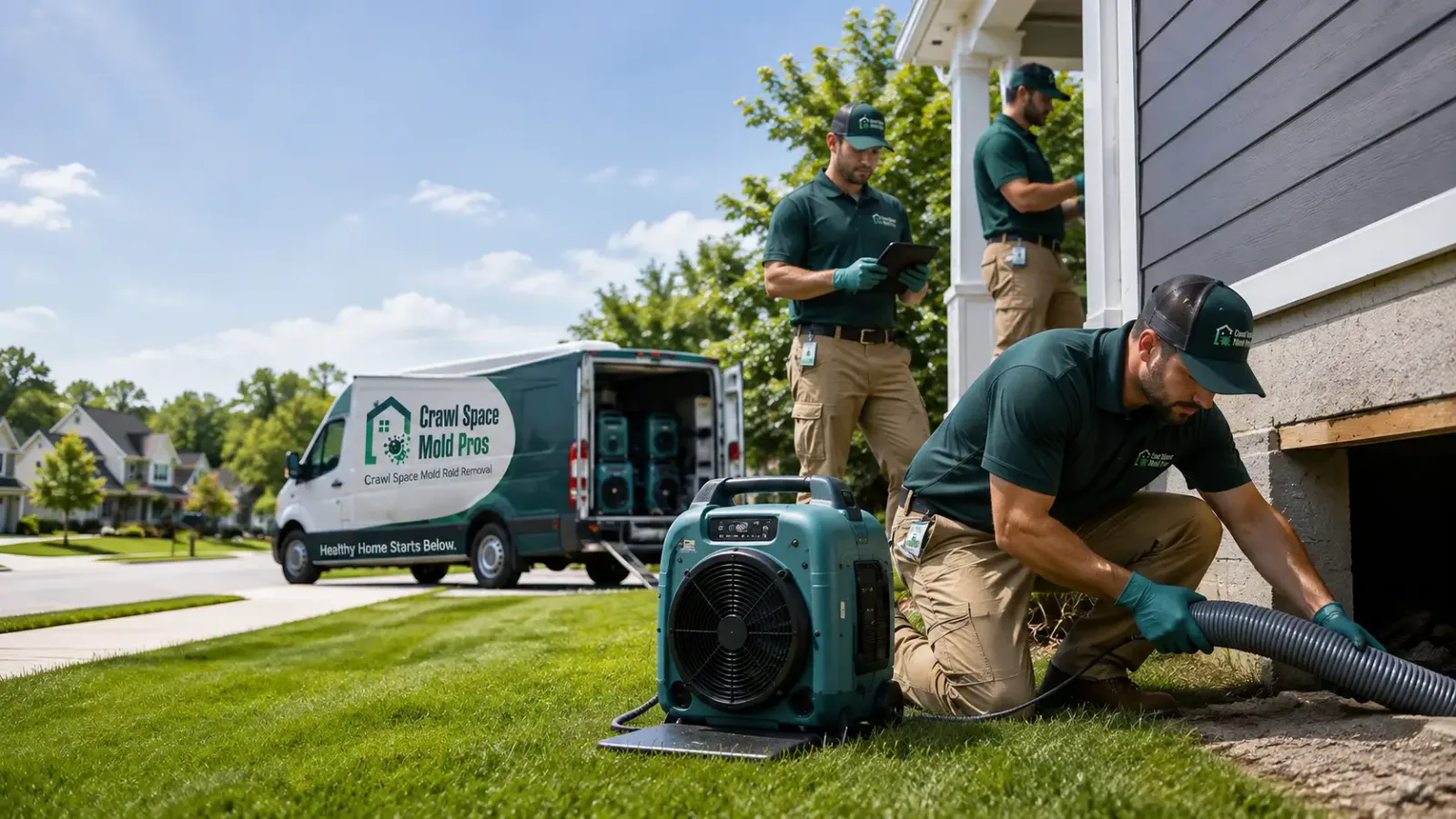 Crawl Space Mold Removal in Partridge, KS
